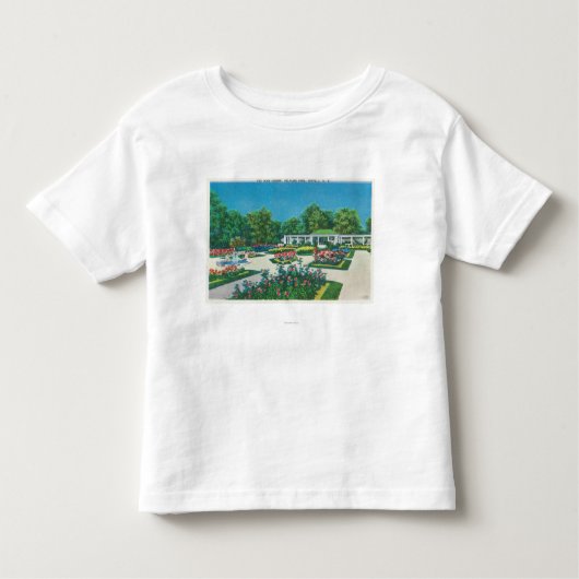 Delaware Park Roos Garden Uitzicht Kinder Shirts (Voorkant)