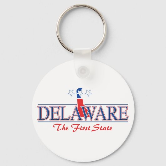 Delaware Patriotic Sleutelhanger (Voorkant)