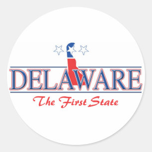 Delaware Patriottische Stickers