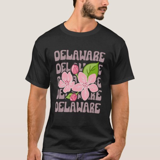 Delaware Peach Blossom T-shirt (Voorkant)