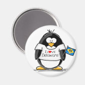 Delaware Penguin Magneet (Voorkant / Achterkant)