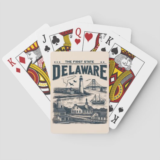 Delaware Pokerkaarten (Achterkant)
