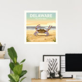  Delaware Poster (Thuiskantoor)