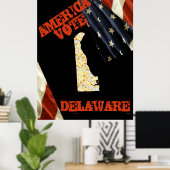 DELAWARE POSTER (Thuiskantoor)