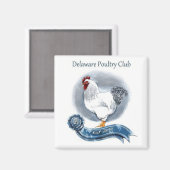 Delaware Poultry Club Magnet (Voorkant / Achterkant)