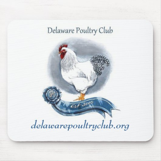 Delaware Poultry Club Mousepad (landschap) Muismat (Voorkant)