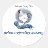 Delaware Poultry Club Stickers (klein) (Voorkant)