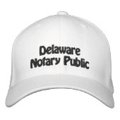 Delaware publiek geborduurd Pet (Voorkant)