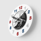 Delaware Quarter Clock Ronde Klok (Hoek)