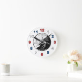 Delaware Quarter Clock Ronde Klok (Huis)