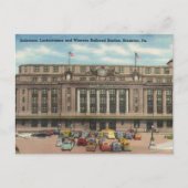 Delaware Railroad Station, Scranton Pennsylvania Briefkaart (Voorkant)