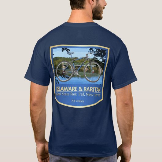 Delaware & Raritan Canal SPT (fiets2) T-shirt (Achterkant)
