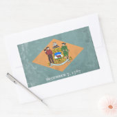 Delaware Rechthoekige Sticker (Envelop)