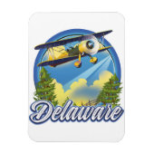 Delaware reislogo magneet (Verticaal)