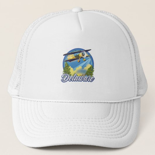 Delaware reislogo trucker pet (Voorkant)