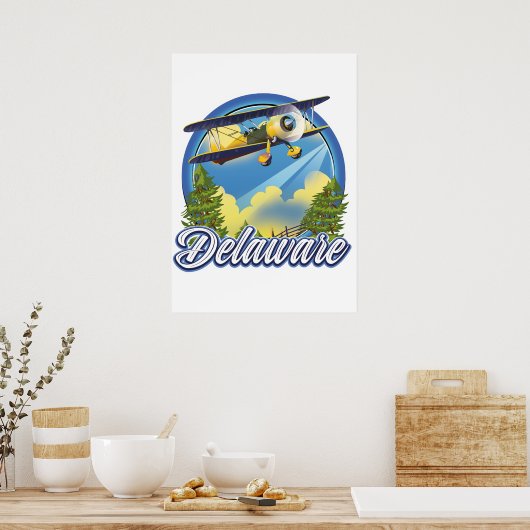 Delaware reizen logo poster (Keuken)