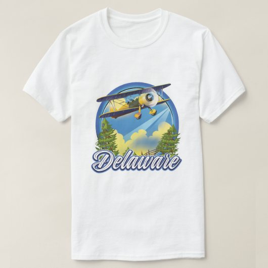 Delaware reizen logo t-shirt (Design voorkant)