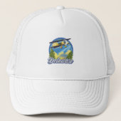 Delaware reizen logo trucker pet (Voorkant)