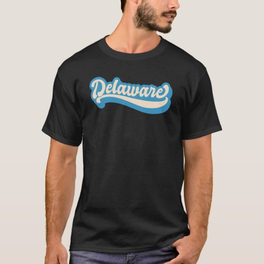 Delaware Retro T-shirt (Voorkant)