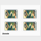 Delaware River Colors Rechthoekige Sticker (Vel)