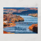 Delaware River Fall Leaves Briefkaart (Voorkant)