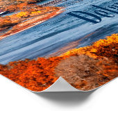 Delaware River Fall Leaves Poster (Hoek)