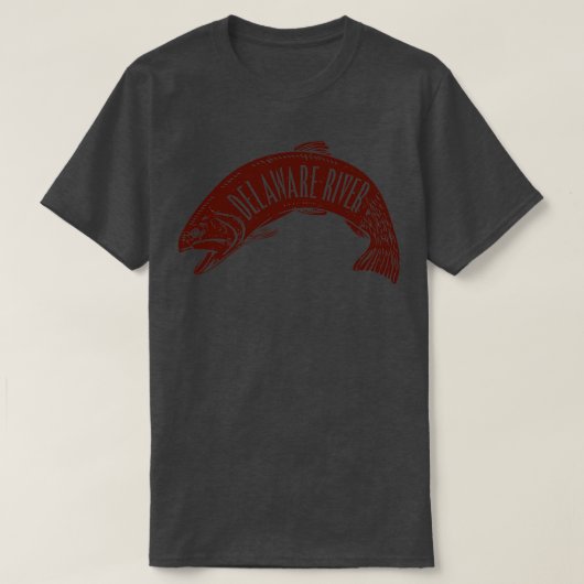 Delaware River Fish T-shirt (Design voorkant)