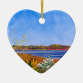 Delaware River Keramisch Ornament (Voorkant)