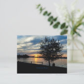 Delaware River, schilderachtig foto Briefkaart (Staand voorkant)