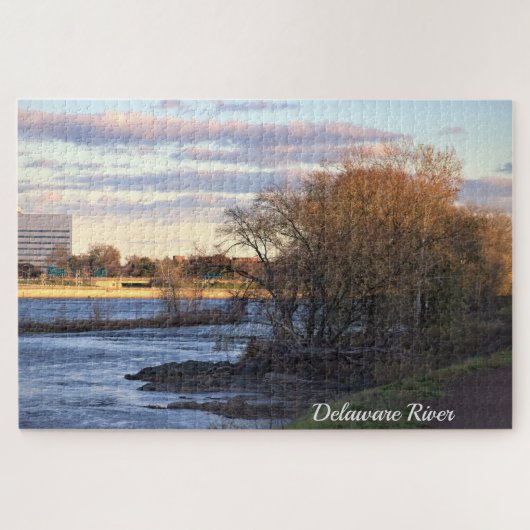 Delaware River Waterscape Photo Puzzle Legpuzzel (Horizontaal)
