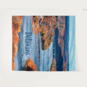 Delaware rivier herfstbladeren wandkleed (Voorkant (horizontaal))
