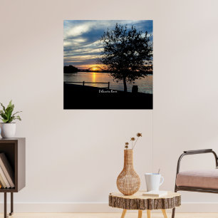 Delaware rivier, landschapsfoto, poster