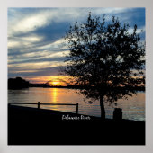 Delaware rivier, landschapsfoto, poster (Voorkant)