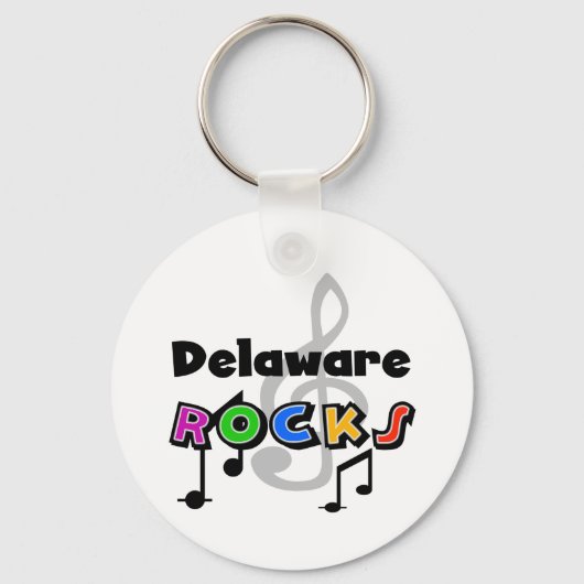 Delaware Rocks Sleutelhanger (Voorkant)