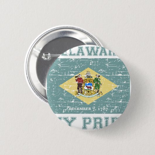 Delaware Ronde Button 5,7 Cm (Voorkant /achterkant)