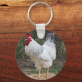 Delaware Rooster Elvis Sleutelhanger (Voorkant)