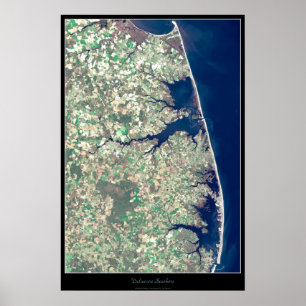 Delaware Seashore satelliet poster