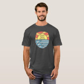 Delaware Seashore State Park Delaware DE Retro Wat T-shirt (Voorkant volledig)