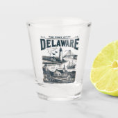 Delaware Shot Glas (Voorkant)