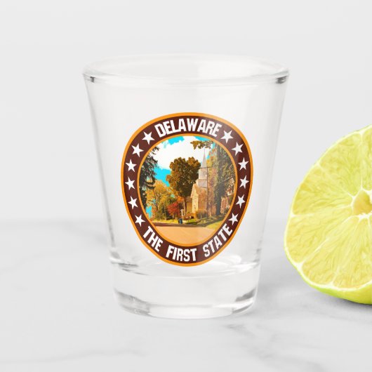 Delaware Shot Glas (Voorkant)