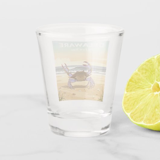  Delaware Shot Glas (Achterkant)