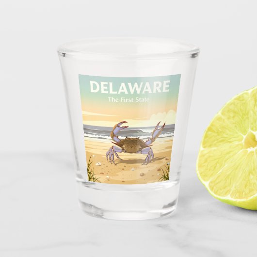 Delaware Shot Glas (Voorkant)