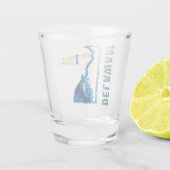 Delaware Shot Glass Glas (Achterkant)
