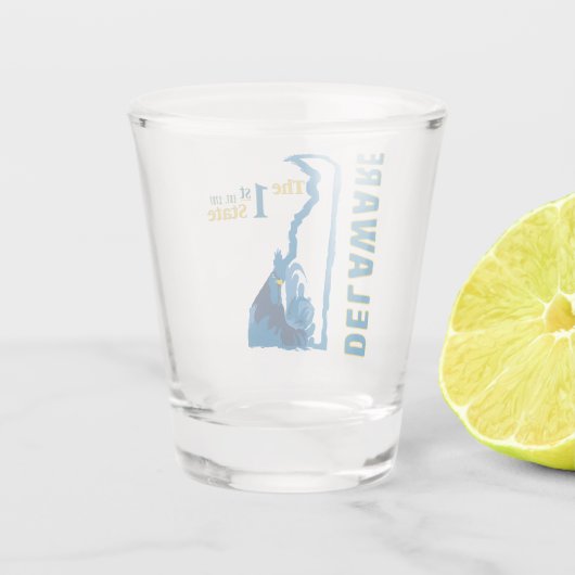 Delaware Shot Glass Glas (Achterkant)