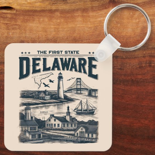 Delaware Sleutelhanger (Achterkant)
