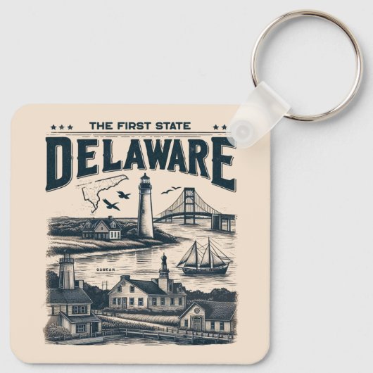 Delaware Sleutelhanger (Achterkant)