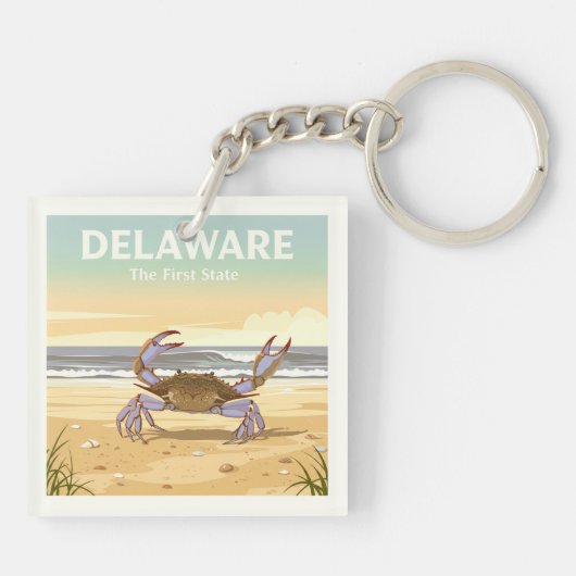 Delaware Sleutelhanger (Achterkant)