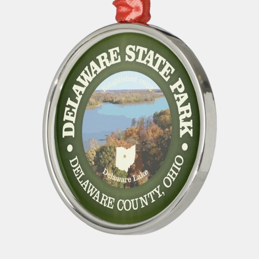 Delaware SP Metalen Ornament (Links)