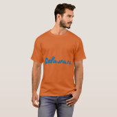 Delaware staat ontwerp t-shirt (Voorkant volledig)