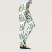 Delaware staatsvlag tekstpatroon leggings (Rechts)